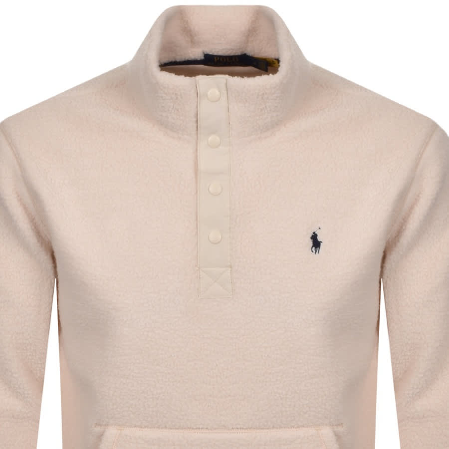 Alternative Image for ProductRalph Lauren Sherpa Sweatshirt Cream2